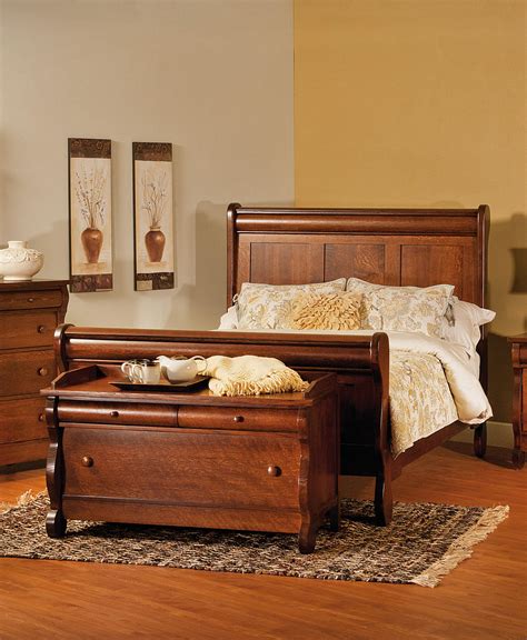 Antique Sleigh Bed Set