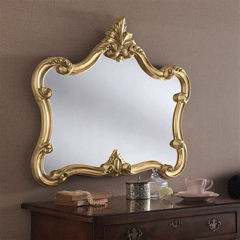 antique style wall mirror