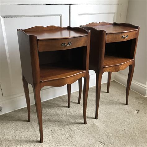 Antique Timber Bedside Tables