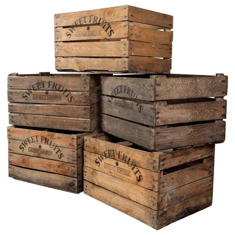 Antique Vegetable Crates