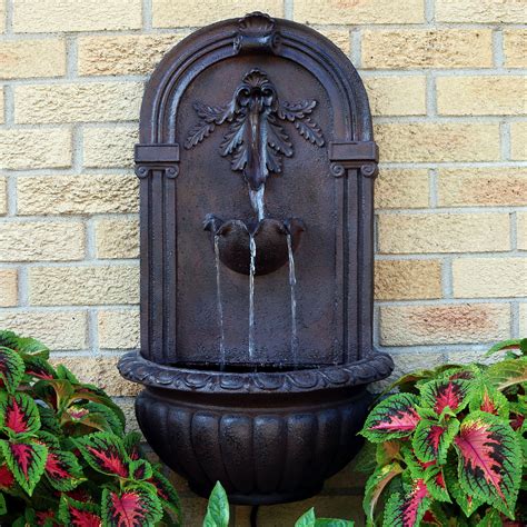 antique wall mounted fountain