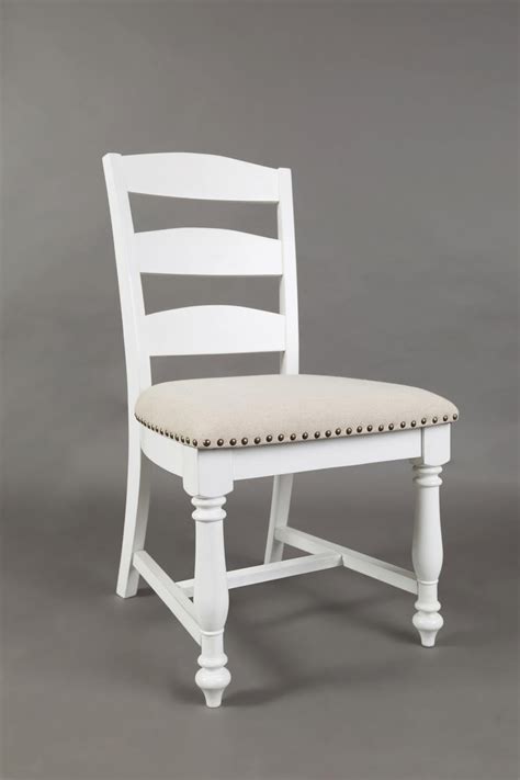 antique white ladder back chairs