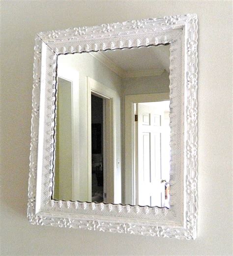 Antique White Mirror Frame