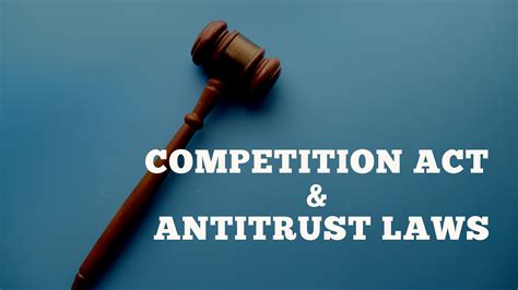 antitrust laws are designed to