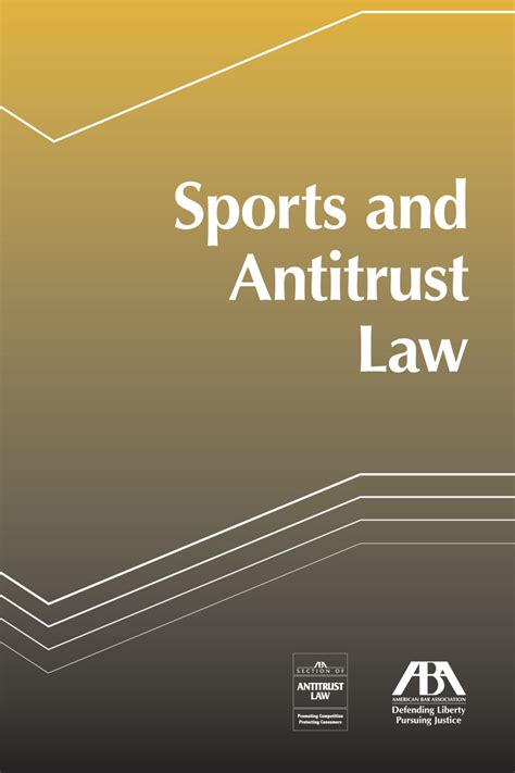antitrust laws in sports are good