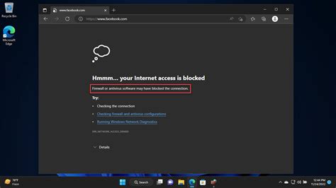 Antivirus or firewall blocking streaming website access
