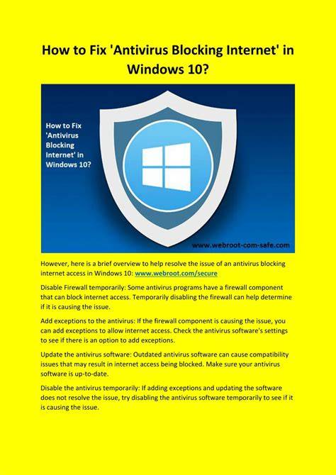 Antivirus firewall blocking streaming website fix