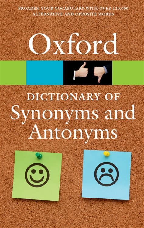 antonyms synonyms dictionary