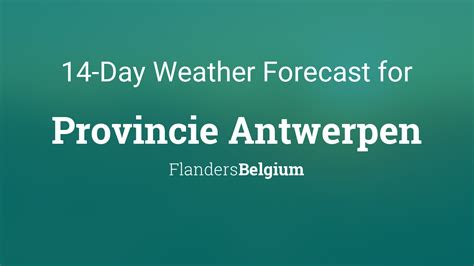 antwerp belgium weather forecast