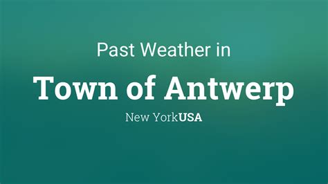 antwerp new york weather