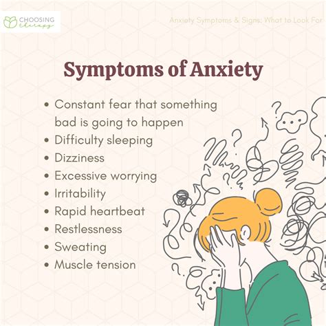 anxiety meaning in english symptoms
