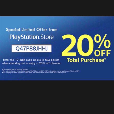 any discount codes for playstation