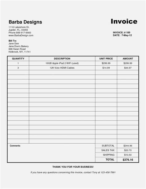 7 Pet Sitting Invoice Template AF Templates