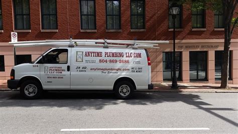 anytime plumbing llc richmond va