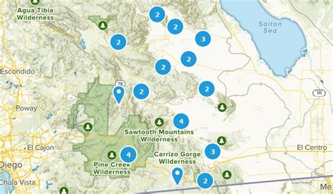 Anza Borrego Off Road Trail Map