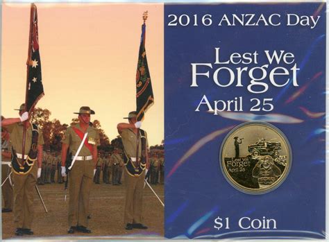 anzac day $1 coin