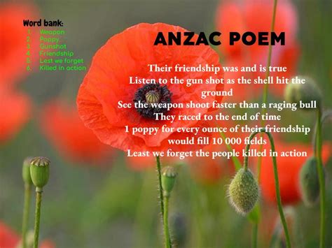 anzac day 2023 poem