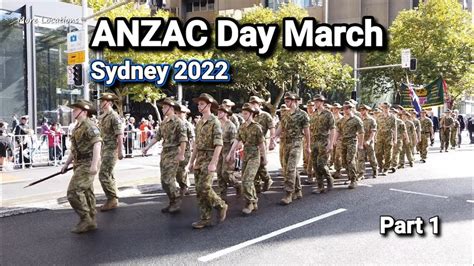 anzac day march 2022 sydney