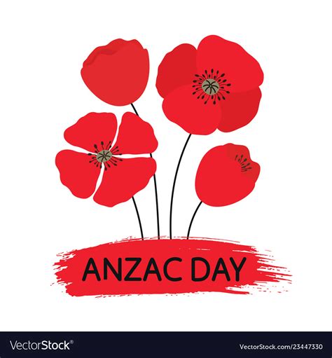 anzac day poppy flower template