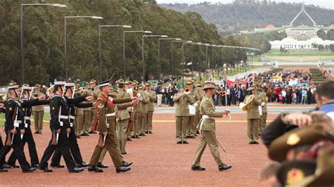anzac day service canberra