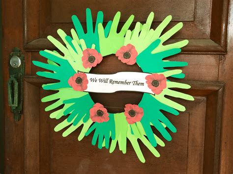 anzac day wreath craft