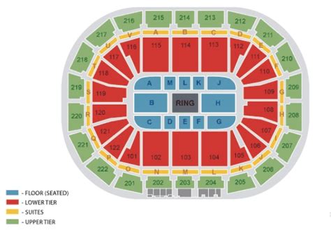 ao arena boxing seating plan