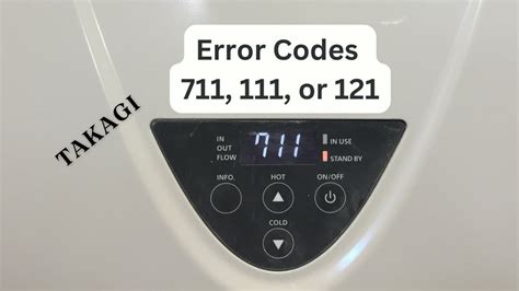 Ao Smith Error Code 711