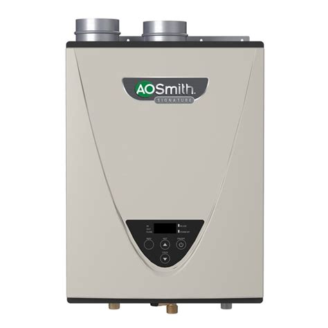 ao smith water heater age tankless