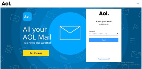 aol mail login email inbox messages compose