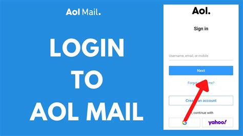 aol mail login email inbox messages forward