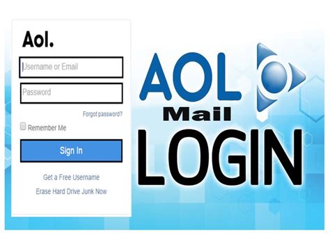 aol mail login website security