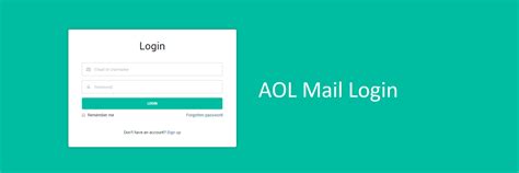 Aol Mail Zugangsdaten