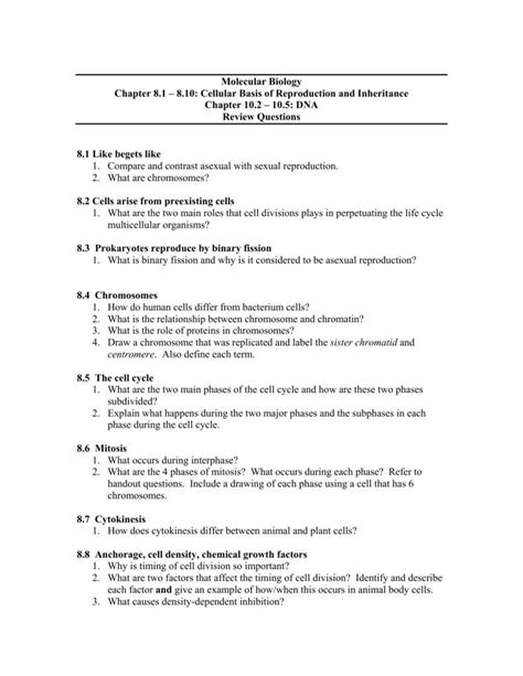 Ap Biology Chapter 19 Reading Guide Answers Chapter 8 Active Reading
