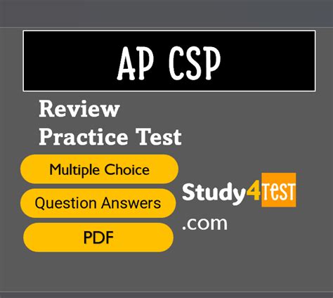 ap csp practice questions