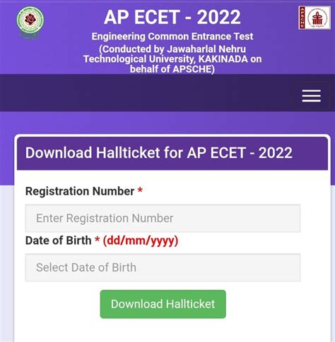 ap ecet hall ticket download date
