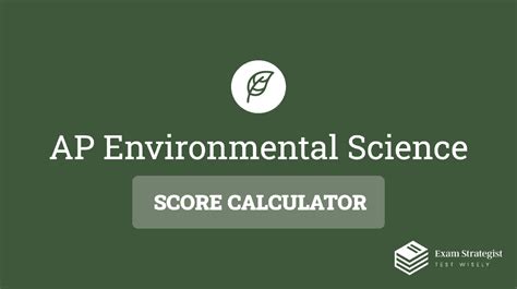 ap environmental science score calculator