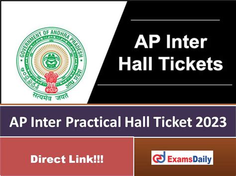 ap inter practical hall ticket download