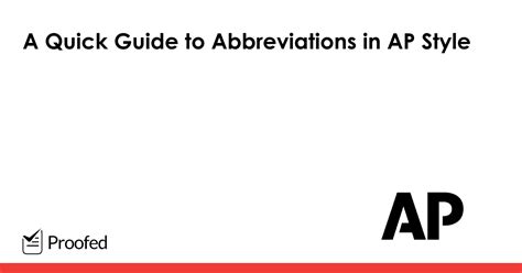 ap style abbreviations and acronyms