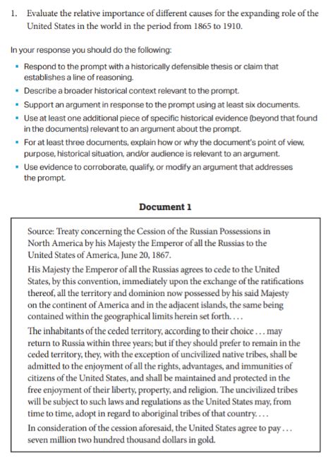 ap us history exam essay examples