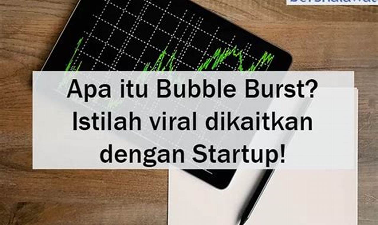 apa itu bubble burst startup