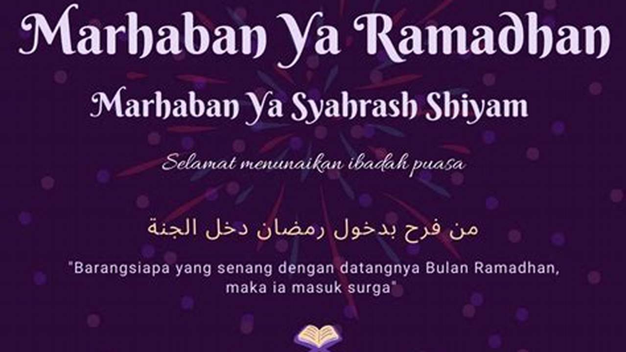 Ramadan: Bulan Pen penuh Pengampunan dan Keberkahan