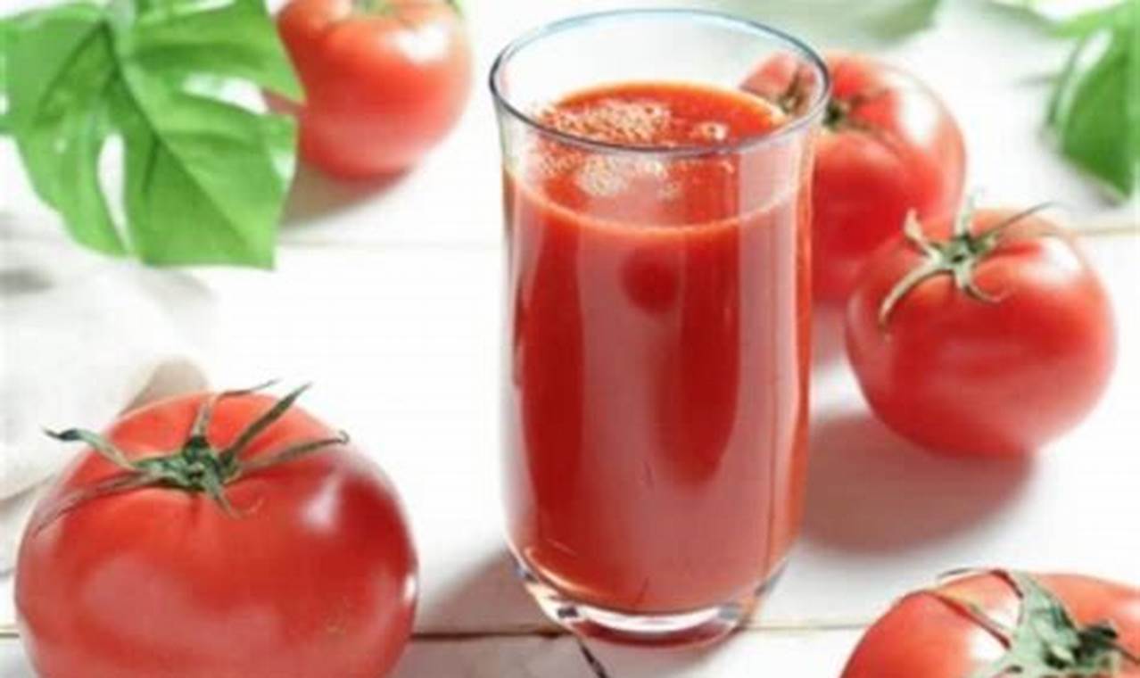 Tahukah Anda? 9 Manfaat Minum Jus Tomat yang Perlu Diketahui