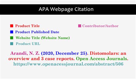 apa citation for website 2023