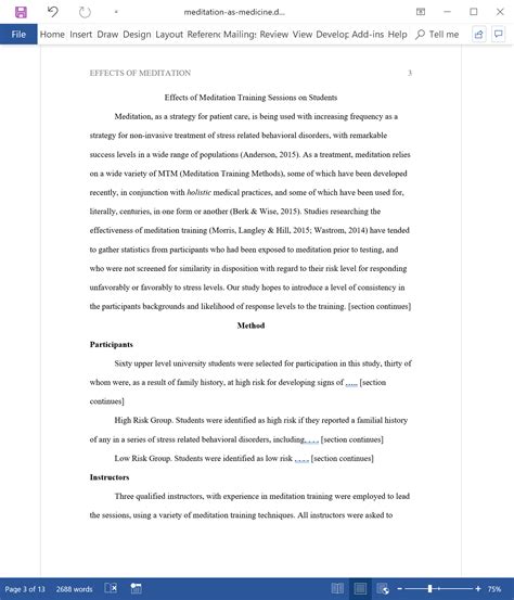 apa format example paper first page