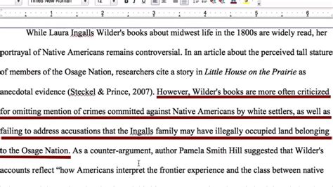 apa format in text citation example