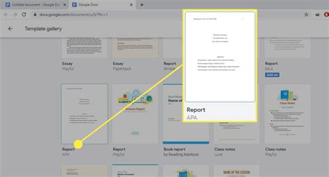 apa format step by step google docs