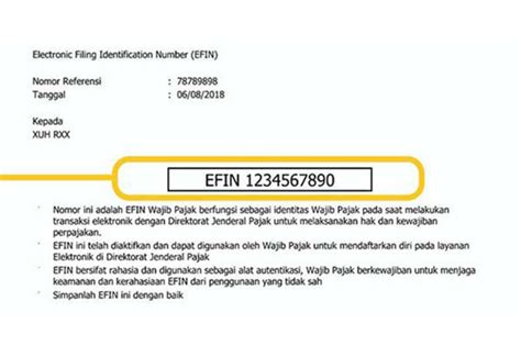 Teknologi e-Filing: Begini Cara Cek Apa Nomor EFIN Anda.