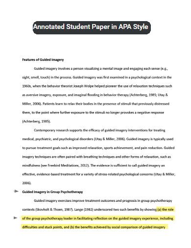 apa style example student paper