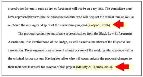 apa style format in text citation example