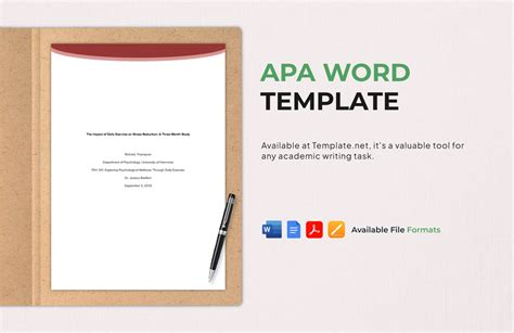 Apa Template For Microsoft Word